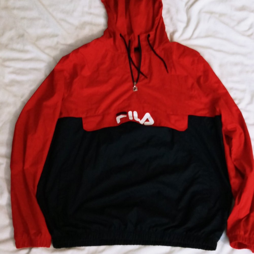 Fila red and blue windbreaker Jacket